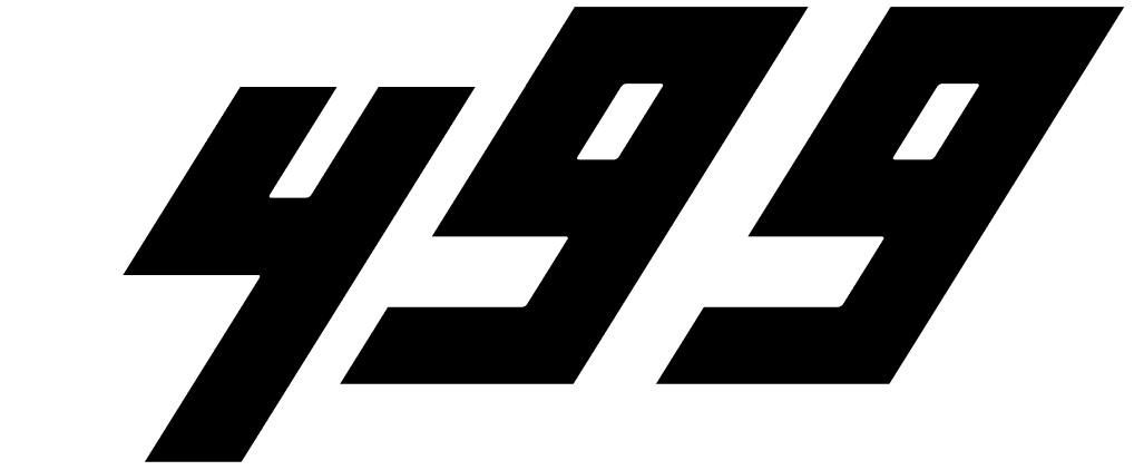 0x499 logo black white