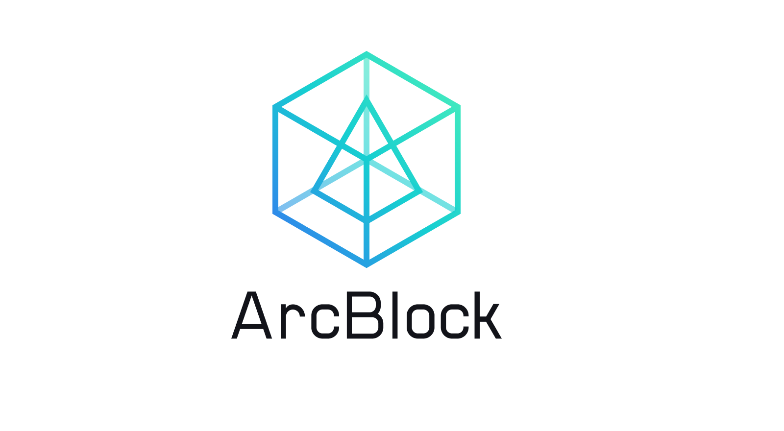 ArcBlock ArcBlock-Logo-Vertical-Gradient-White