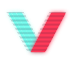 Vibeman Logomark-Color-BlackBg