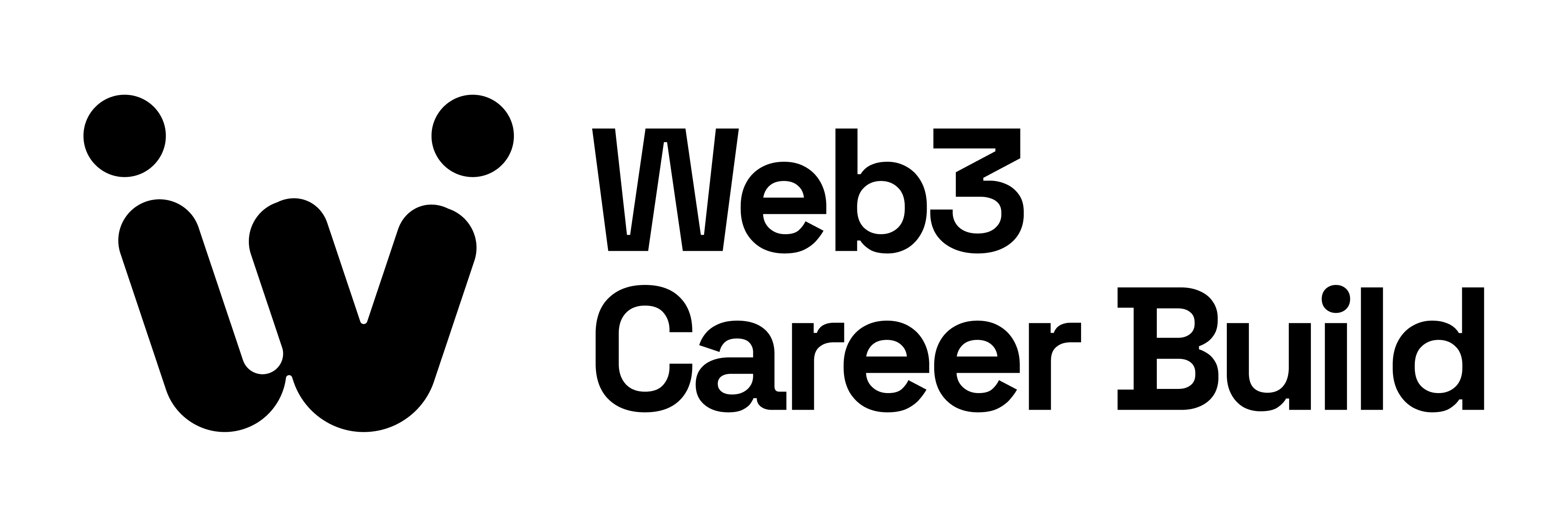Web3 Career Build WCB logo-full-white